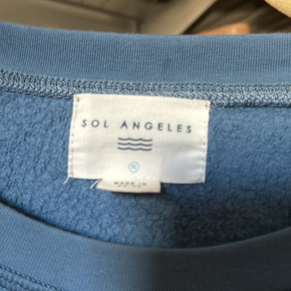 Sol Angeles Blue sweatshirt XL - Picture 2 of 5